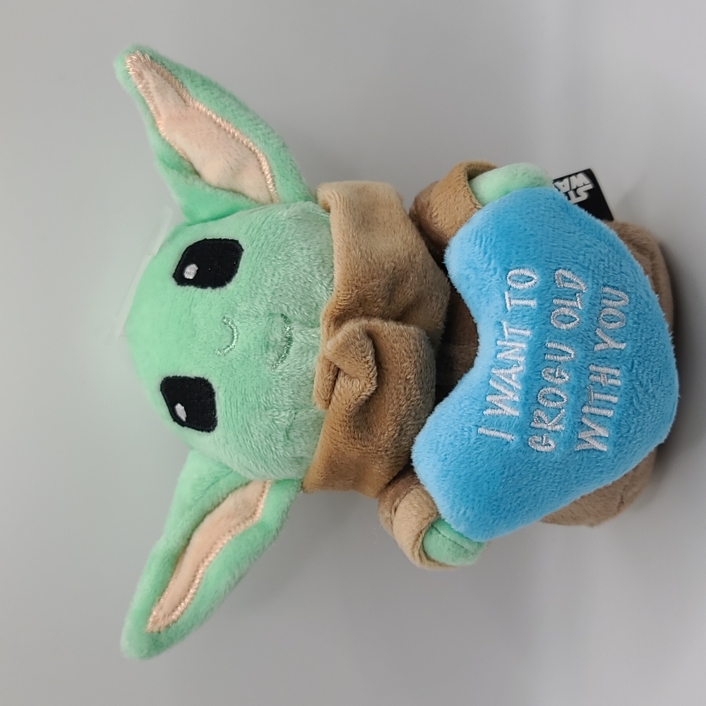 Star Wars Baby Yoda Grogu Dog Squeaky Toy